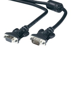 Buy VGA Monitor Extension Cable Black/Silver in UAE