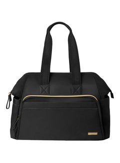 Buy Mainframe Wide Open Diaper Satchel - Black in Saudi Arabia