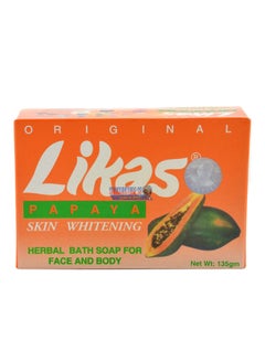 Buy 12-Piece Herbal Bath Soap Orange 135grams in Saudi Arabia
