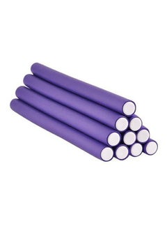 Buy Hair Curler Rollers Purple in UAE