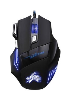 Buy USB Wired Optical Gaming Mouse Game Mice Black in UAE