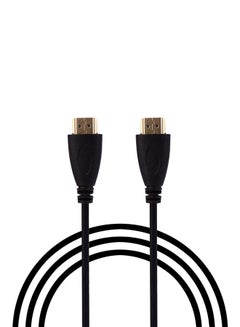 Buy High-Speed HDMI To HDMI Cable Dual-Port Black in UAE