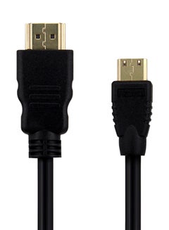Buy HDMI To Mini HDMI Cable Black in UAE