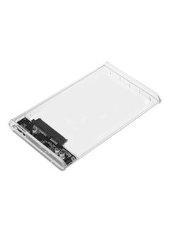 Buy 2.5-Inch Sata 3.0 To USB 3.0 Hard Drive Enclosure Case Transparent in Egypt