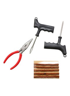 Buy 4-Piece Tubeless Tyre Puncture Repair Kit in UAE