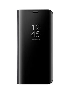 Buy Mirror Flip Hard Case Cover With Stand For Samsung Galaxy S8 Plus Black in Saudi Arabia