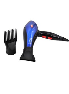 Buy Hair Dryer with Nozzles Blue/Black in Saudi Arabia