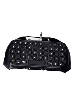 Buy Wireless Keyboard For PlayStation 4 Controller Black in UAE