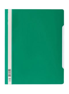 Buy 50-Piece Clear File Folder Set Green in UAE