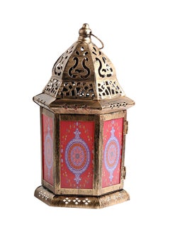 Buy Decorative Ramadan Lantern Copper 26cm in UAE