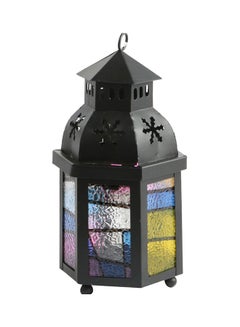 Buy Decorative Ramadan Lantern Black 20centimeter in UAE