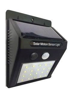 Buy Day-Night Solar LED Wall Light With Motion Sensor Black in Saudi Arabia