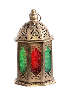 اشتري Decorative Eid And Ramadan Lantern Copper 24centimeter في السعودية