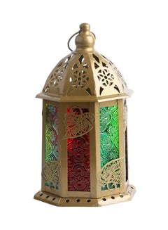 Buy Decorative Eid And Ramadan Lantern Brown 24centimeter in UAE