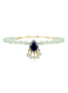 Buy 18K Gold Royal Indian Sapphire Bracelet in UAE