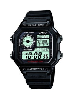 Buy Men's Silicone Digital Wrist Watch AE-1200WH-1ADF in UAE