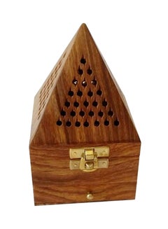 Buy Pyramid Shaped Incense Burner Brown in Egypt