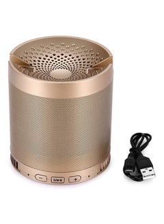 Buy Wireless Bluetooth 2.1 Speaker HiFi MP3 Player Support Handsfree Call Gold in UAE