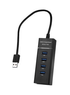 Buy 4 Ports High Speed USB 3.0 Hub Black in Egypt