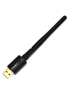 اشتري محول شبكات لاسلكي واي فاي 802.11N بـوصلة USB بسرعة 300 ميغابت في الثانية طراز EP-NS1581 أسود في الامارات