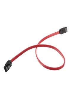 Buy SATA 2.0 Cable With Locking Latch Red in Saudi Arabia