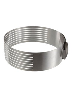 Buy Stainless Steel Slicing Ring Cake Mould Silver in UAE