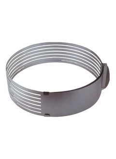 Buy Stainless Steel Slicing Ring Cake Mould Silver in Saudi Arabia