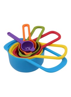 Buy 6-Piece Measuring Cup And Spoon Set Multicolour in Saudi Arabia