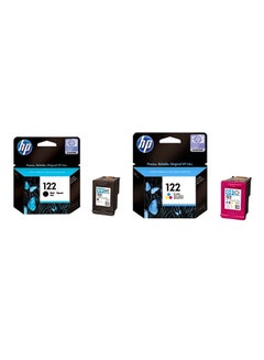 Buy 2-Piece Replacement Inkjet Cartridge Black/Tri-colour in UAE