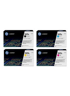 Buy Pack Of 4 507A LaserJet Ink Toner Set Multicolour in UAE