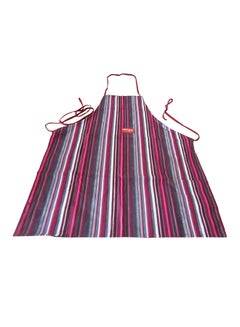 Buy Stripe Kitchen Apron Red/White/Black 80x60cm in Egypt