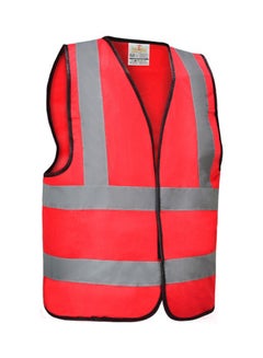 Buy Glitter Safety Vest Jacket Red in UAE