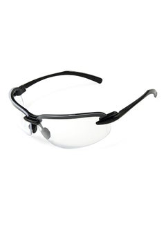 اشتري نظارات أمان مضادة للخدوش وبنمط معدني شفاف/ أسود في الامارات