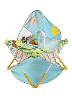 Buy Pop 'N Jump Foldable Activity Center - Blue/Green/Yellow in UAE