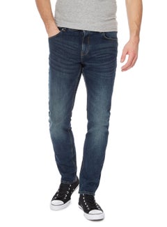 Buy Red Herring Vintage Wash Skinny Fit Jeans Dark Blue in Saudi Arabia