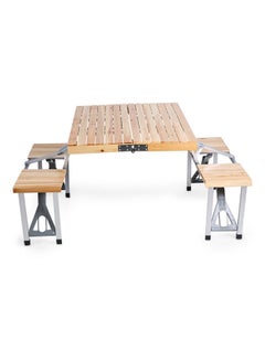 Buy Wooden Folding Table And Chairs in UAE