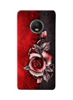 Buy Silicone Protective Case Cover For Motorola Moto G5 Plus Vintage Rose in UAE