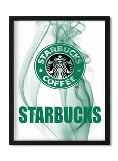 Buy Wall Art Painting - Starbucks White/Green 22x32cm in Saudi Arabia