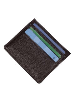 Buy Slim Pocket Card Case Holder Coffee in Saudi Arabia