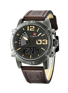 Buy Men's Water Resistant Analog/Digital Watch NF9095M in UAE