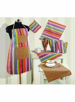 Buy 8-Piece Chef's Apron Set Multicolour in Egypt