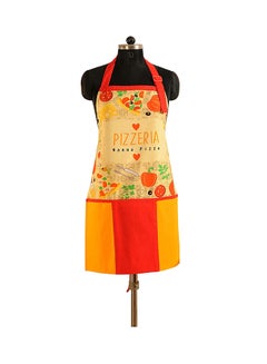 Buy Digitally Printed Apron Beige/Orange 28x26inch in Egypt