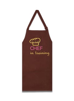 Buy Chef In Training Screen Printed Chef Cooking Apron Brown 22 x 34inch in Egypt