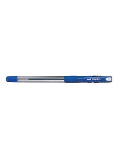 Buy Uni Lakubo Non-slip Grip Ball Point Pen Blue in UAE