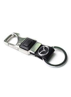 Buy Mazda Logo Keychain With Carabiner Hook in UAE