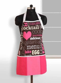 Buy Digitally Printed Apron Pink/Brown 28x26inch in Egypt