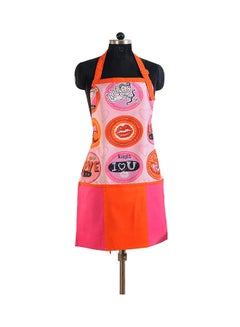 Buy Digitally Printed Apron Pink/Orange 28x26inch in Egypt