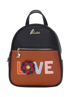 Buy Love Leather Backpack Black in Saudi Arabia