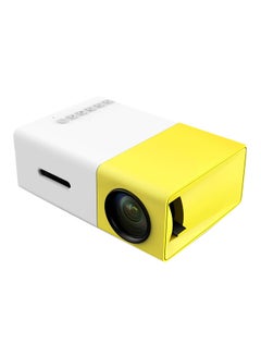 Buy QVGA LCD Projector 600 Lumens - AU Plug YG-300 White/Yellow in UAE