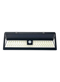 Buy 90 LED Solar Motion Light ABS White/Black 11.3x1.4inch in Saudi Arabia